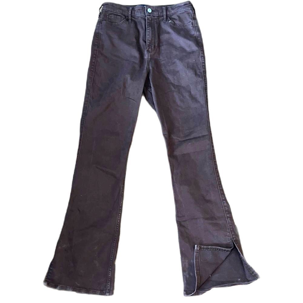 Hollister Women's Boot Cut Jeans - Brown size 7 high waist stretch